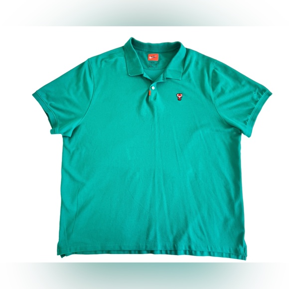 Nike Golf Tiger Woods Frank Polo Shirt 2020 Green Size‎ 2XL CJ0880-370 Men's - Picture 1 of 11
